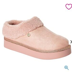 Joy Glamorous Cozy Slippers w/Orthotic Insole Size 7 New in Box Blush Pink NWT